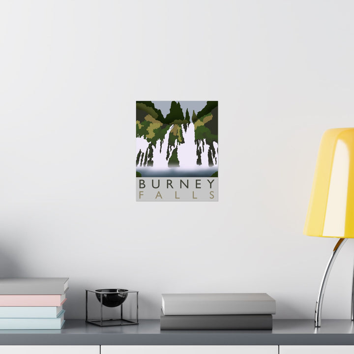 Burney Falls Print – Unframed Wall Art
