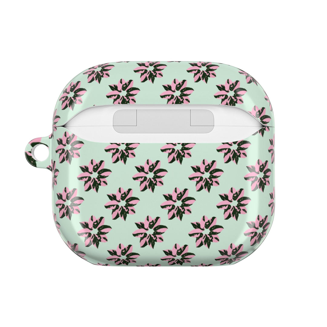 Pink Princess Philodendron Pattern AirPod Case by Printify