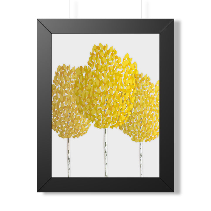 Fall Aspen Framed Print – Wall Art