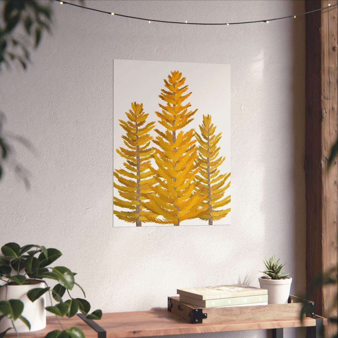 Western Larch Print – Unframed Wall Art