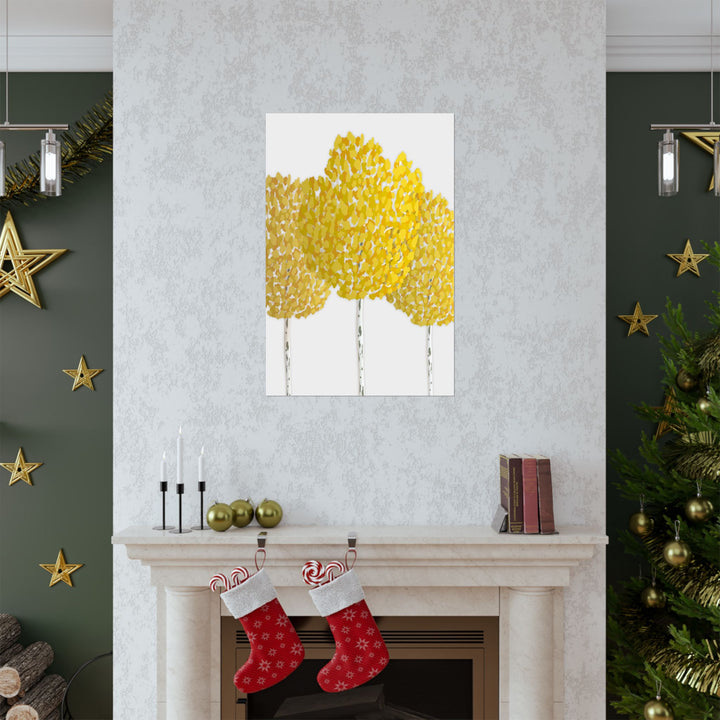 Fall Aspen Print – Unframed Wall Art