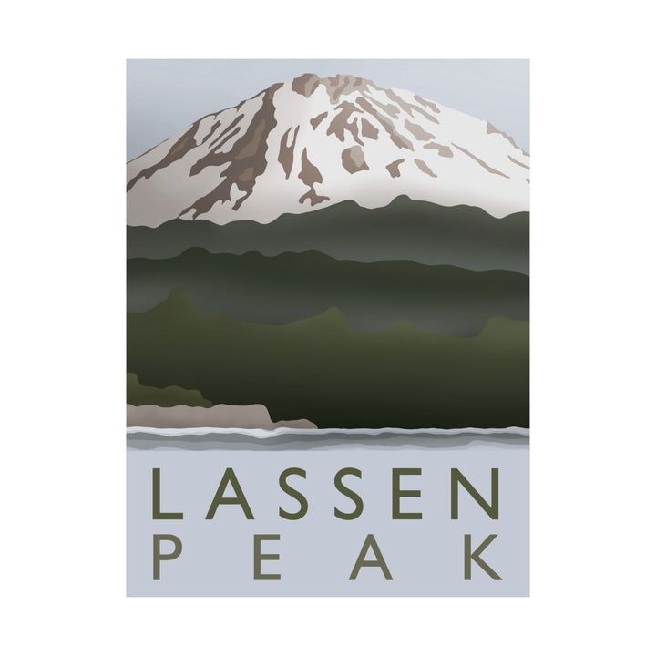 Lassen Peak Print – Unframed Wall Art