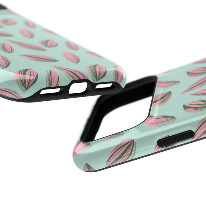 Tradescantia Nanouk Pattern Phone Case – Dual Layer Protective Cover