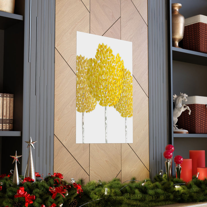 Fall Aspen Print – Unframed Wall Art