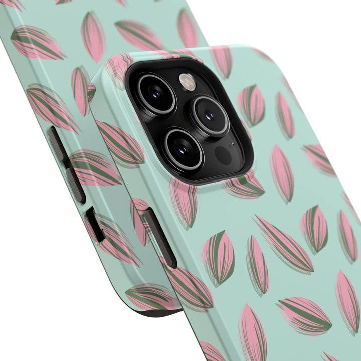 Tradescantia Nanouk Pattern Phone Case – Dual Layer Protective Cover