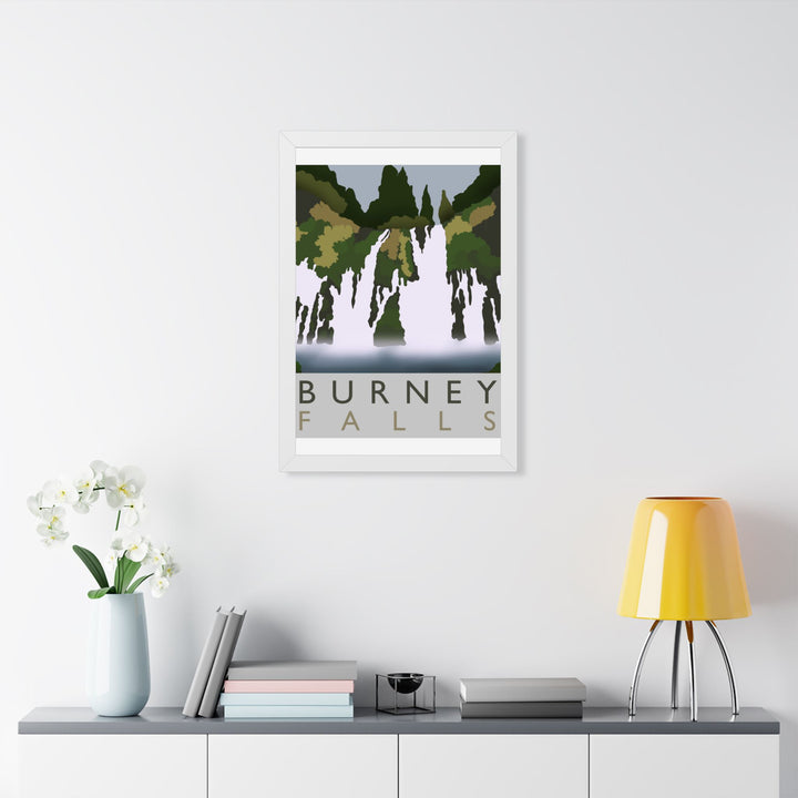 Burney Falls Framed Print – Wall Art