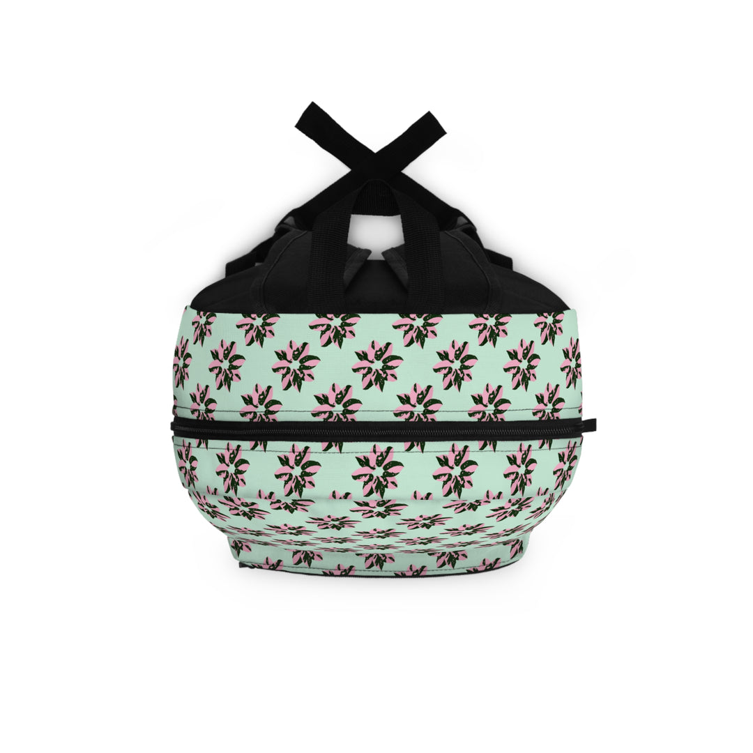 Pink Princess Philodendron Pattern Backpack