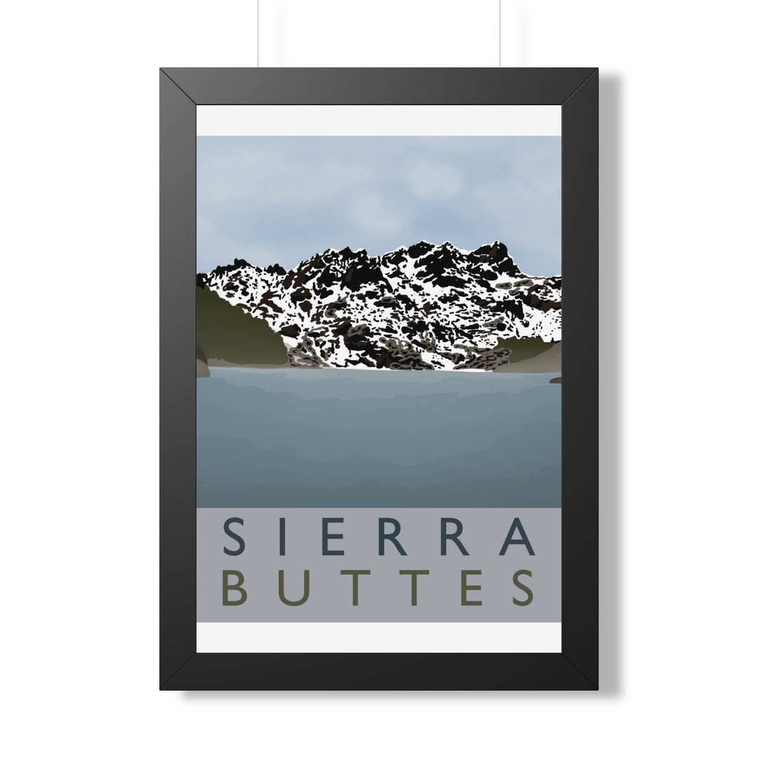 Sierra Buttes Framed Print – Wall Art