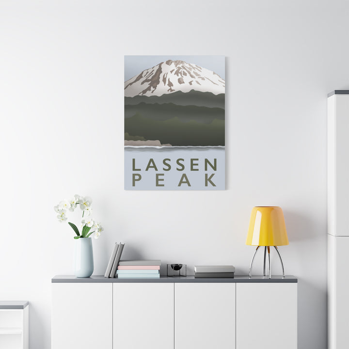 Lassen Peak Canvas Print – Botanical Wall Art by Printify