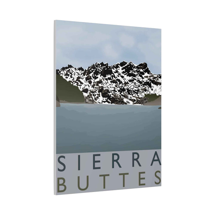 Sierra Buttes Minimalist Canvas