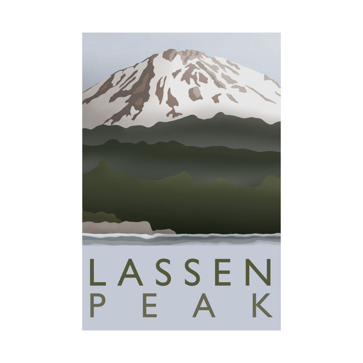 Lassen Peak Print – Unframed Wall Art