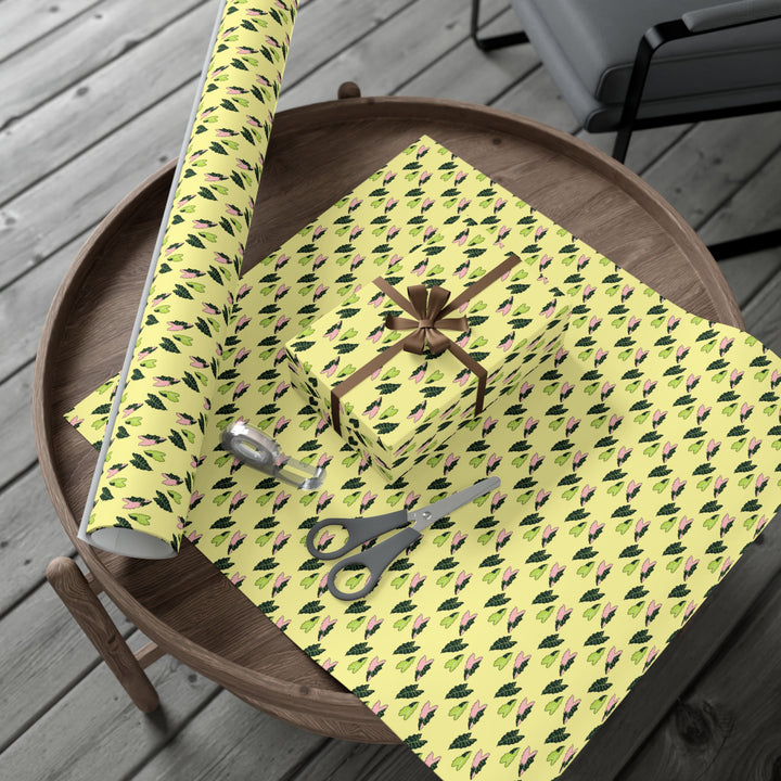 Alocasia Pattern Wrapping Paper – Botanical Gift Wrap Roll
