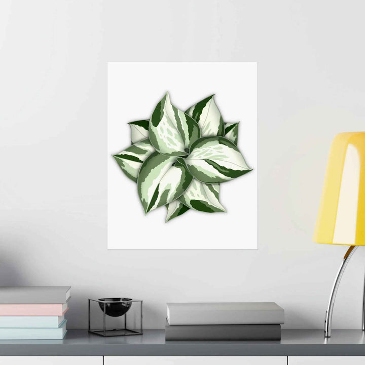 Manjula Pothos Print – Botanical Wall Art | Green Leaf Wall Decor | Unframed - The Potted Pixel