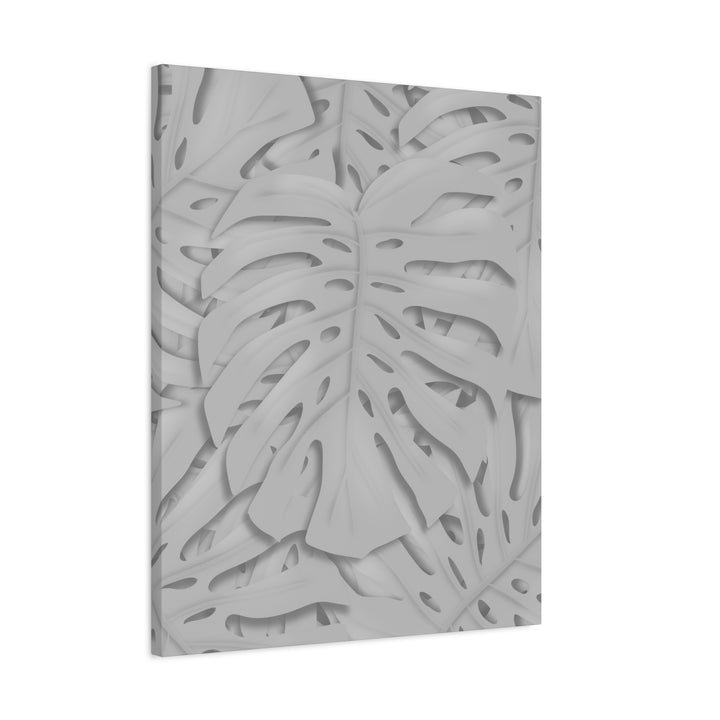 Monstera Canvas Art 24x36 Matte Texture Indoor Botanical Wall Print Modern Home Decor