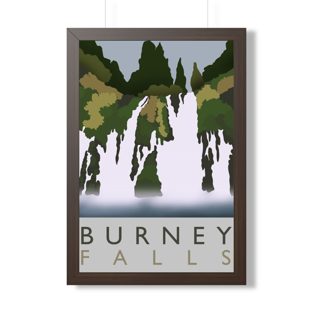 Burney Falls Framed Print – Wall Art