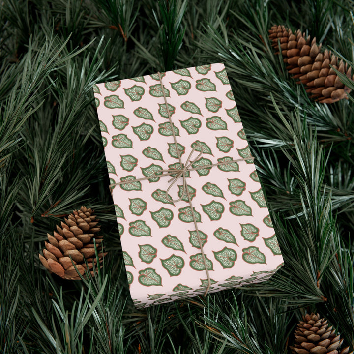 Begonia Pattern Wrapping Paper – Botanical Gift Wrap Roll