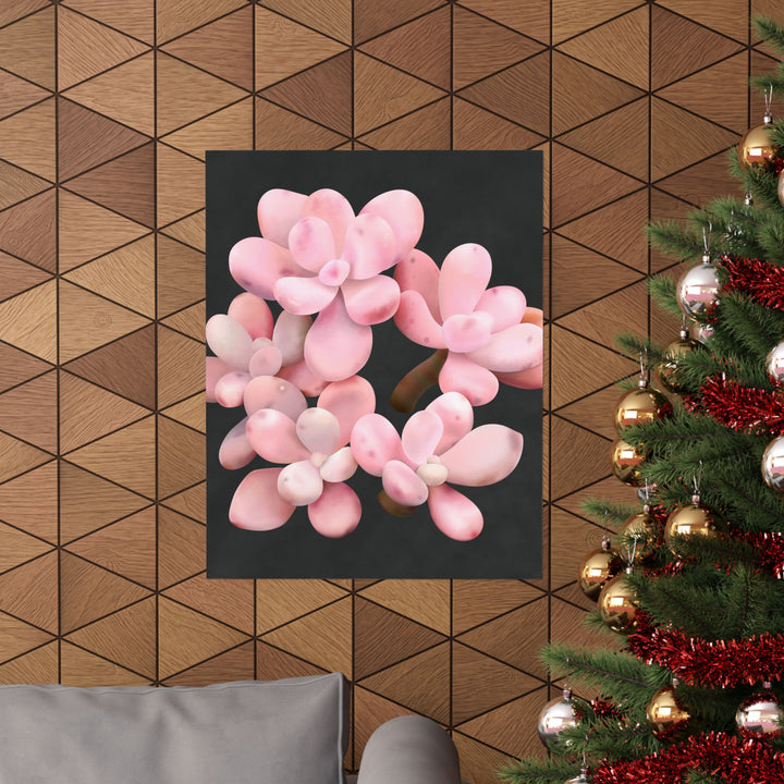 Pink Moonstone Botanical Print – Unframed Wall Art