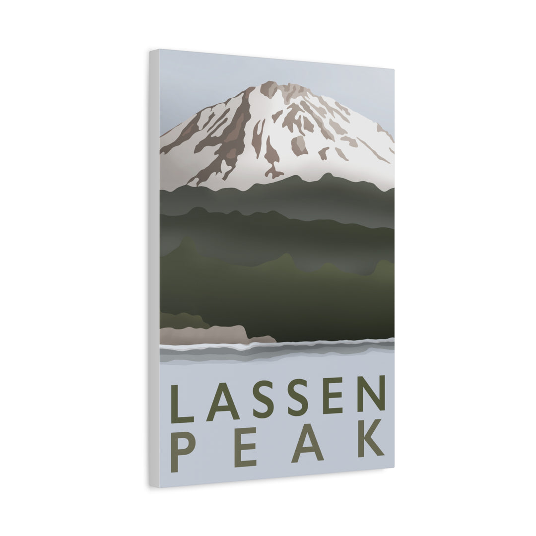 Lassen Peak Canvas Print – Botanical Wall Art by Printify