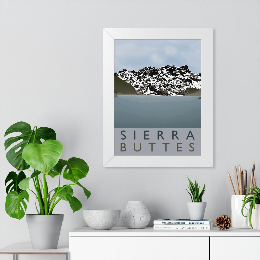 Sierra Buttes Framed Print – Wall Art
