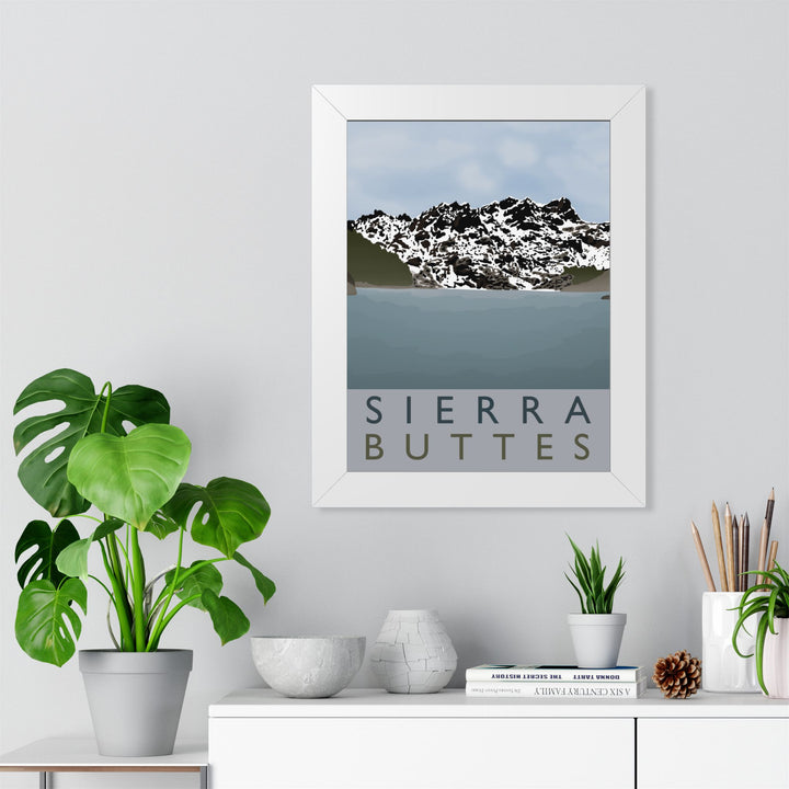 Sierra Buttes Framed Print – Wall Art