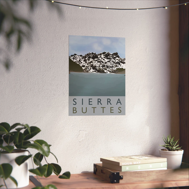 Sierra Buttes Print – Unframed Wall Art