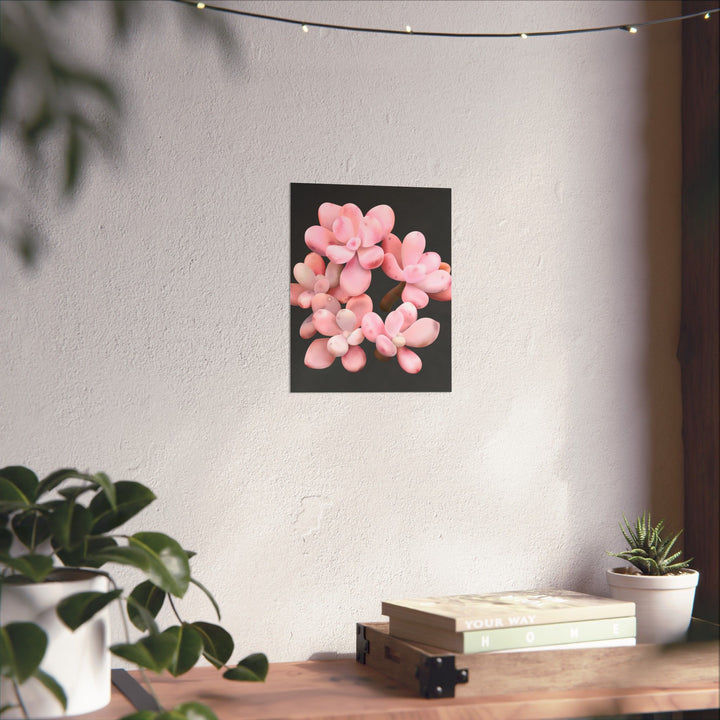Pink Moonstone Botanical Print – Unframed Wall Art