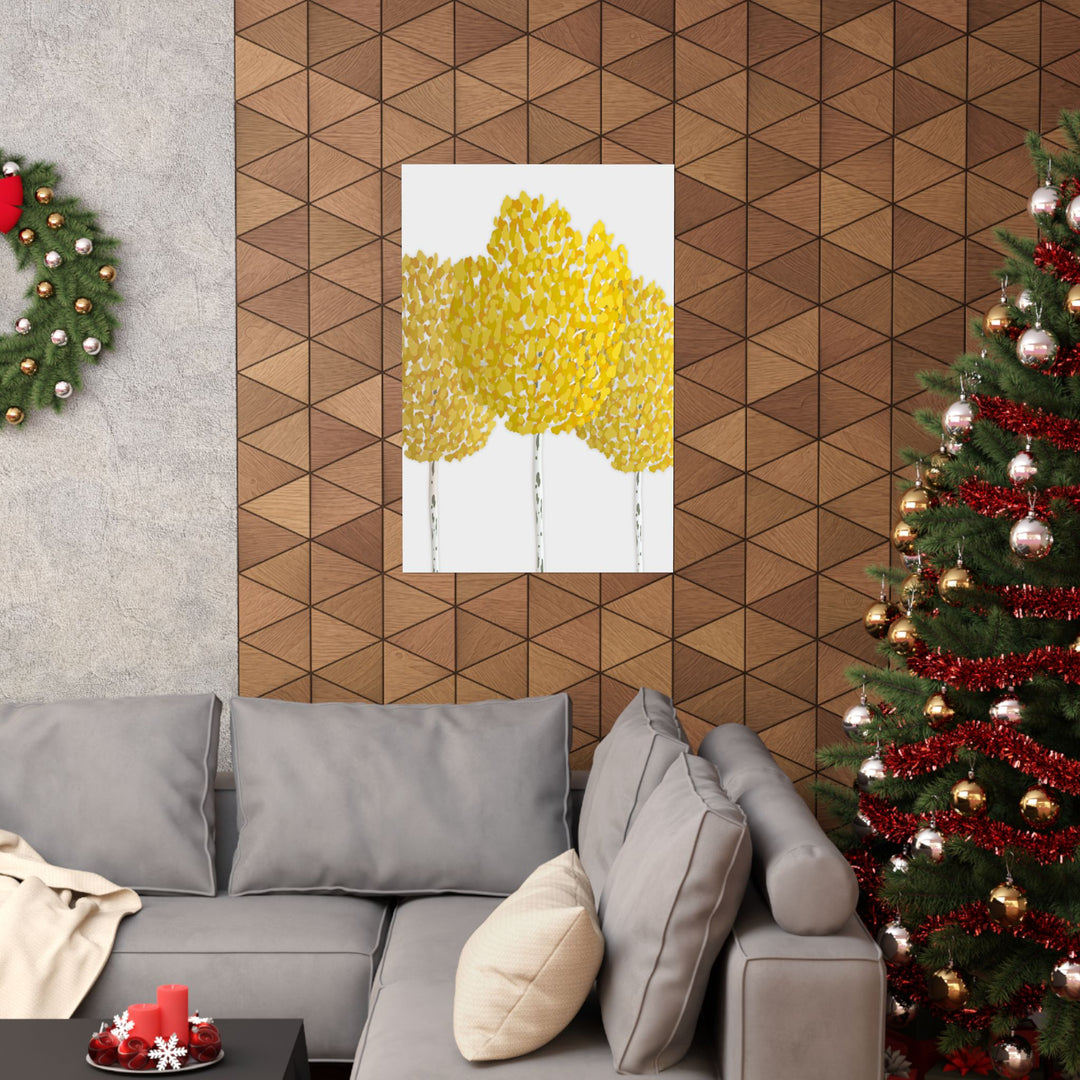 Fall Aspen Print – Unframed Wall Art