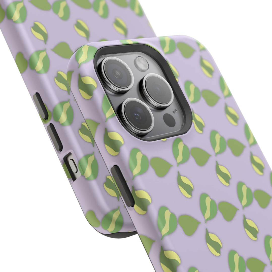 Hoya Kerrii Pattern Phone Case – Dual Layer Protective Cover