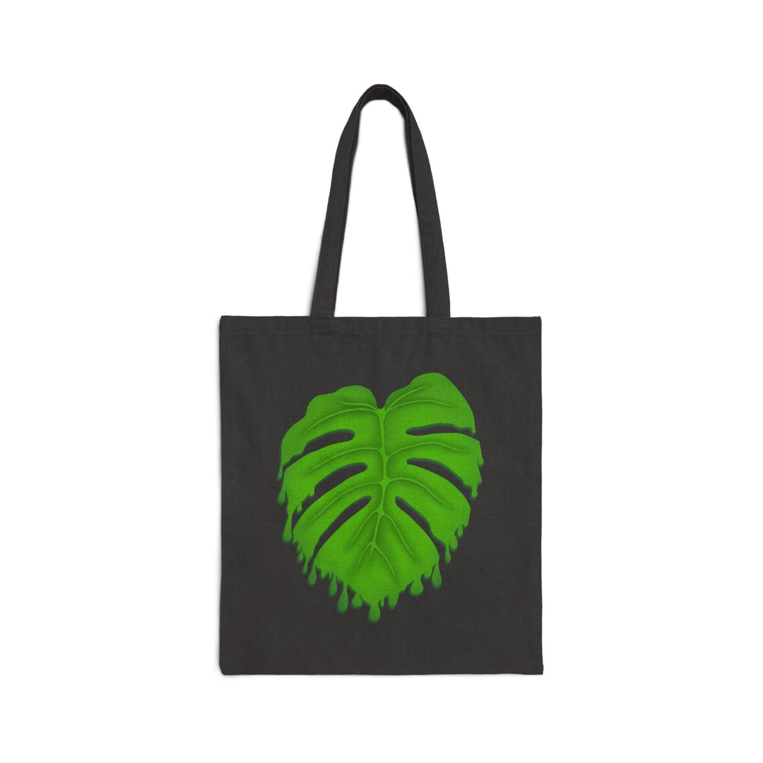 Cotton Tote Bag Large Canvas Shopping Bag With Plant Print Eco Friendly Reusable Durable Tote
