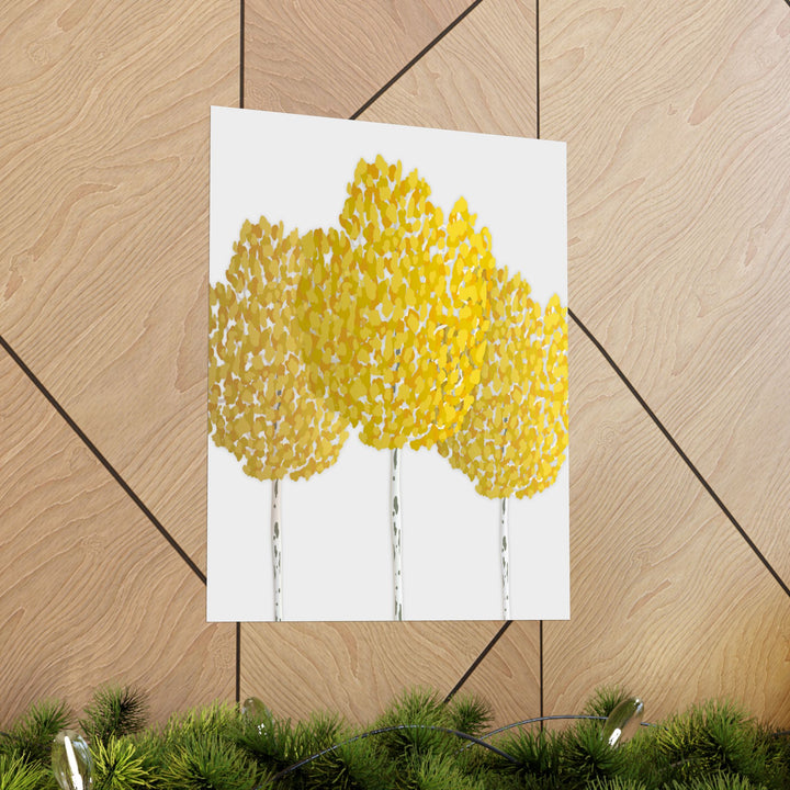 Fall Aspen Print – Unframed Wall Art