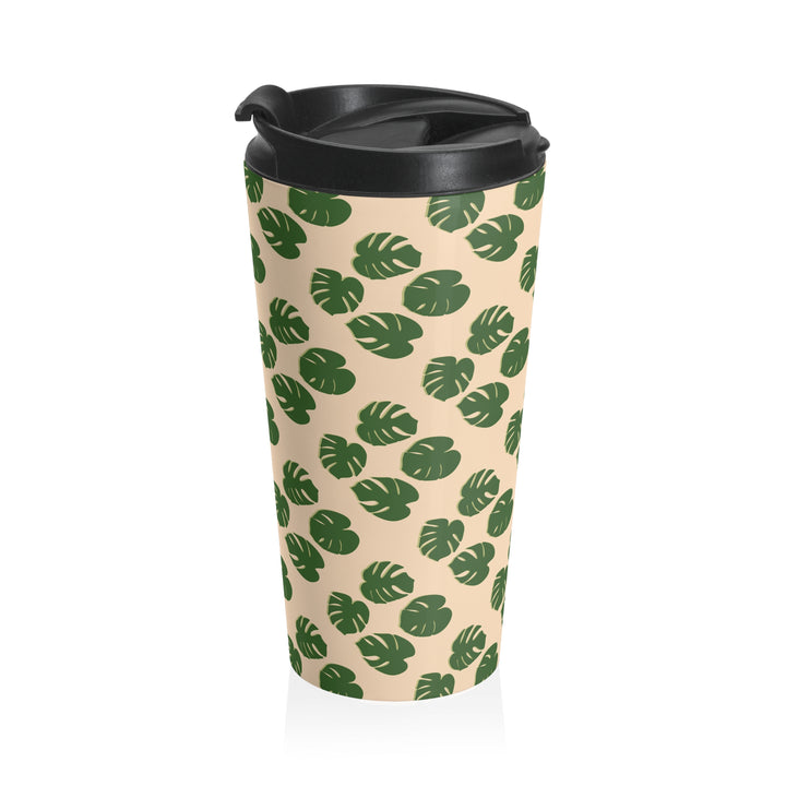 Monstera Pattern Tumbler 20 Oz Travel Mug Vacuum Insulated Stainless Steel Cup For Hot Or Cold