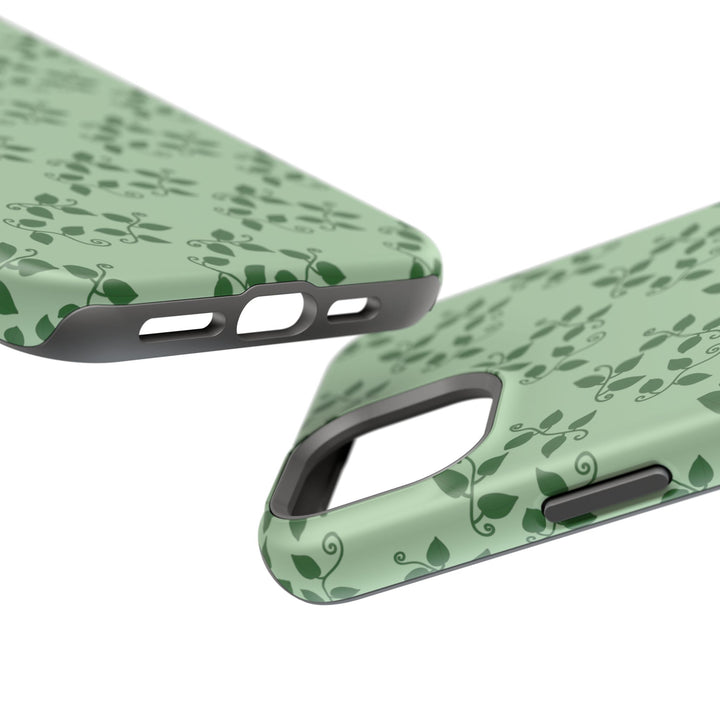 Pothos Pattern Phone Case – Dual Layer Protective Cover
