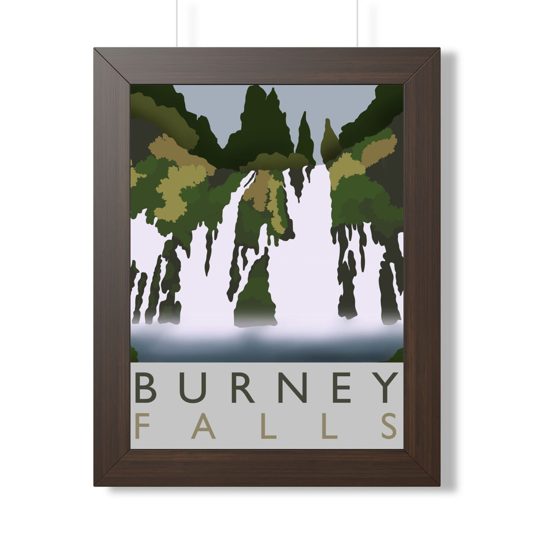 Burney Falls Framed Print – Wall Art