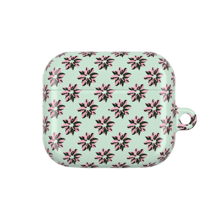 Pink Princess Philodendron Pattern AirPod Case by Printify