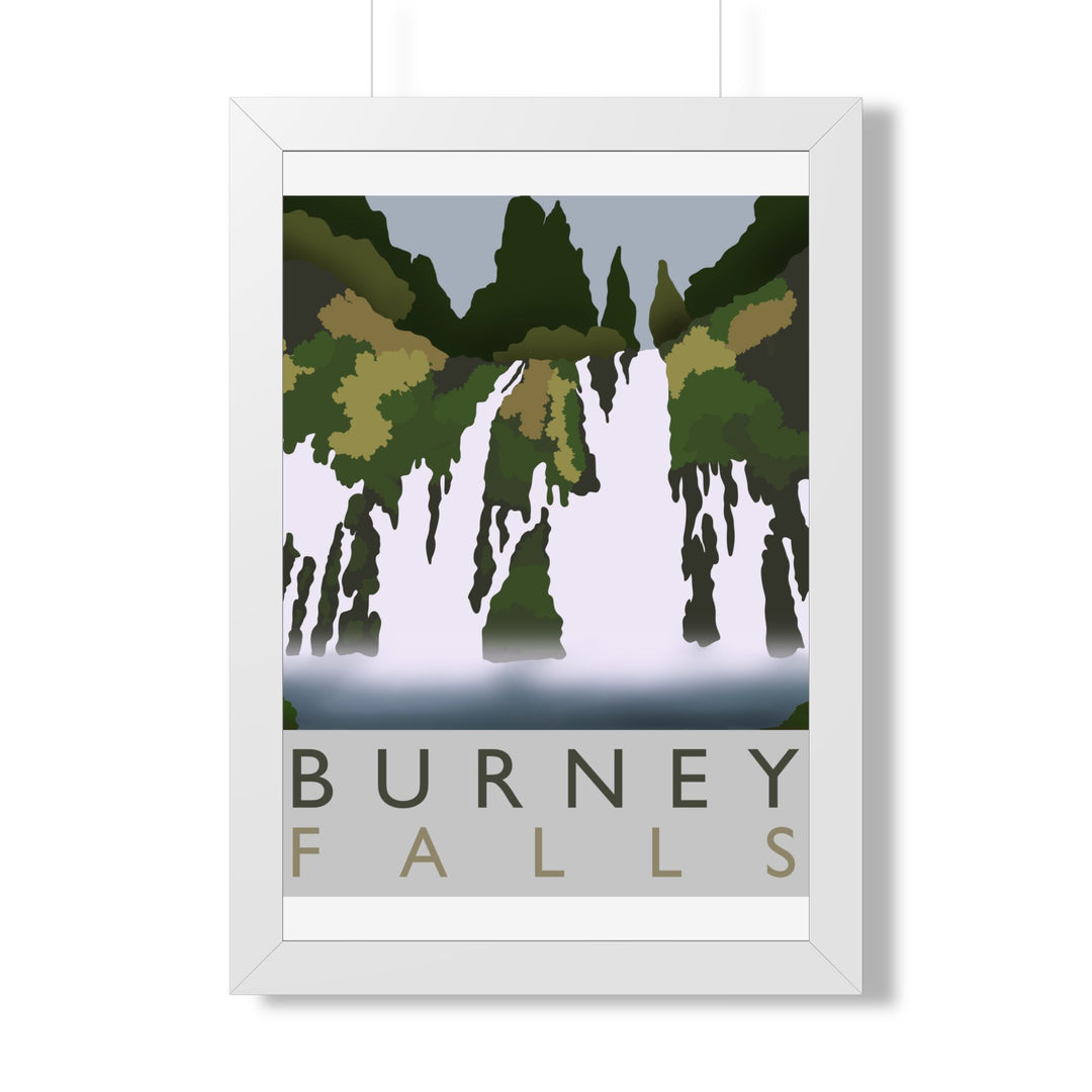 Burney Falls Framed Print – Wall Art