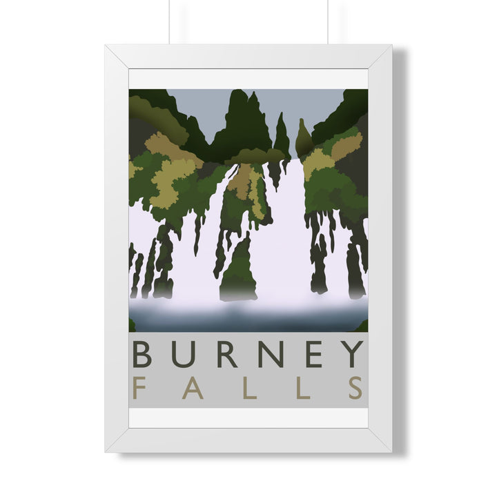 Burney Falls Framed Print – Wall Art