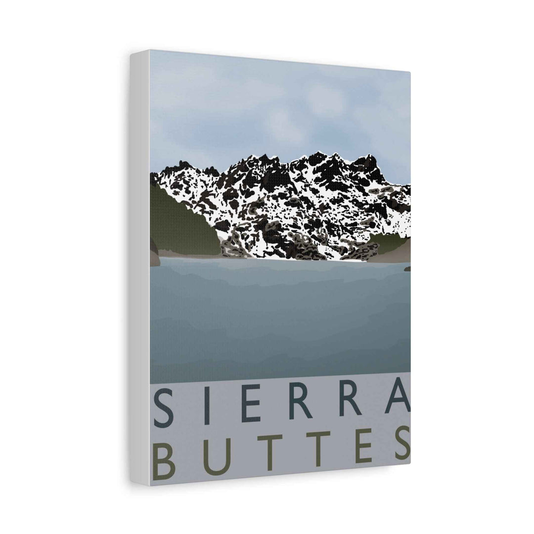 Sierra Buttes Minimalist Canvas