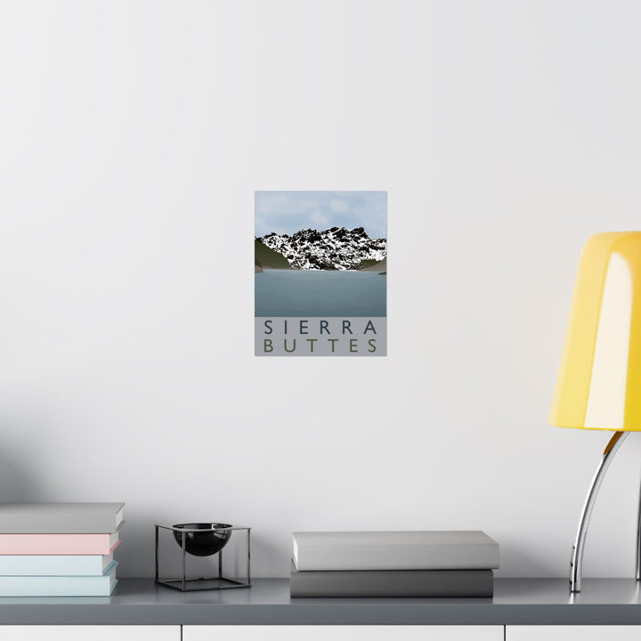 Sierra Buttes Print – Unframed Wall Art