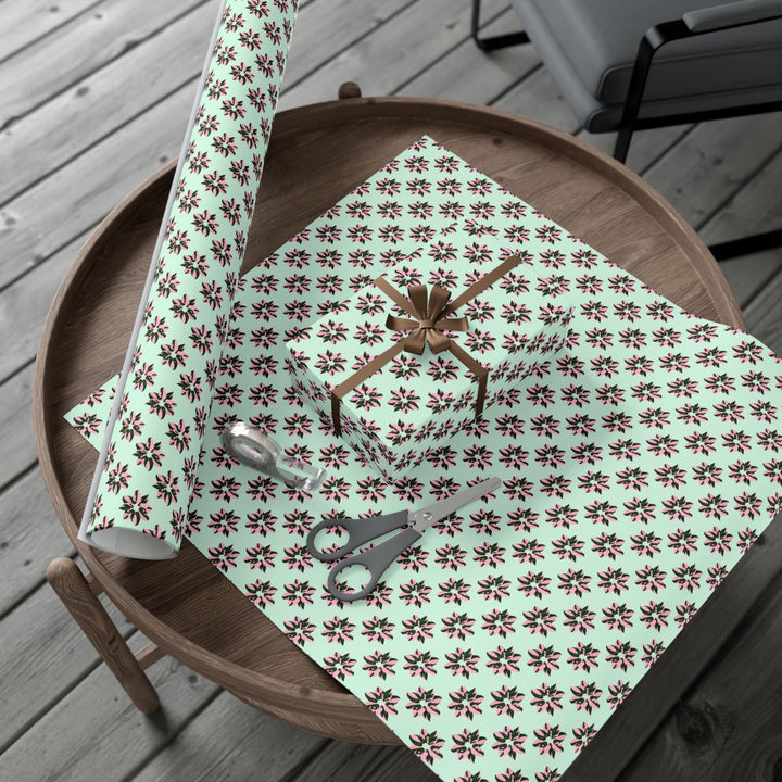 Pink Princess Philodendron Pattern Wrapping Paper – Botanical Gift Wrap Roll