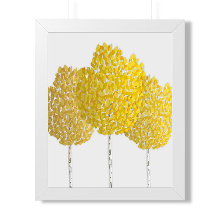 Fall Aspen Framed Print – Wall Art