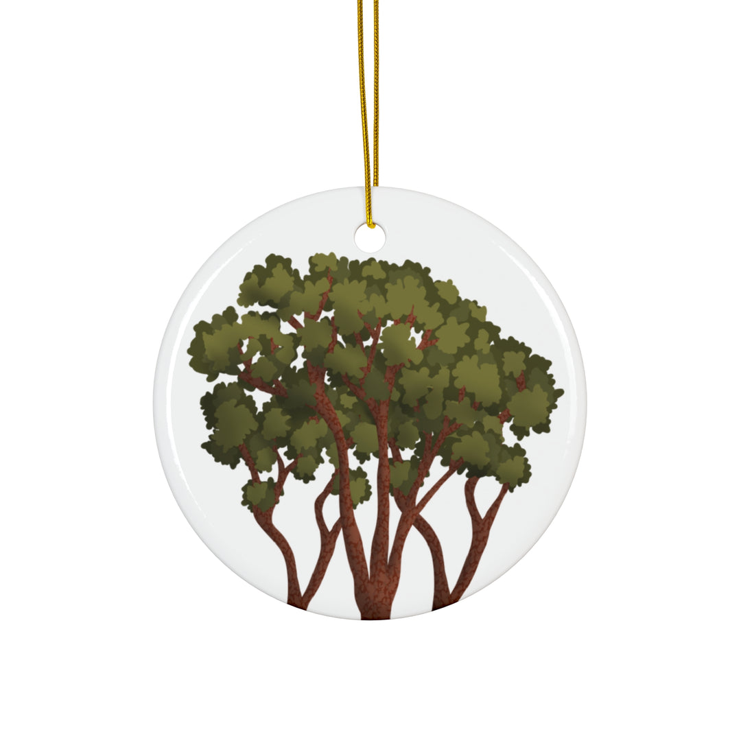 Pacific Madrone Ceramic Ornament