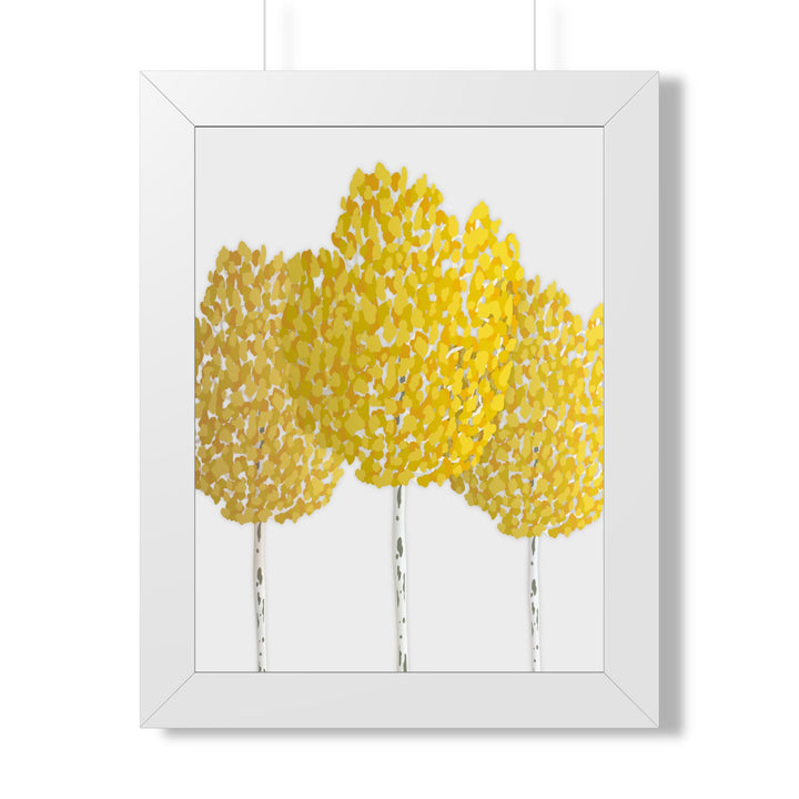 Fall Aspen Framed Print – Wall Art