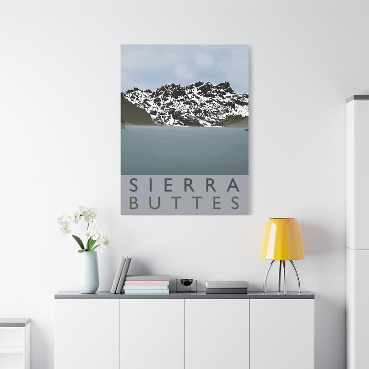 Sierra Buttes Canvas Print – Wall Art