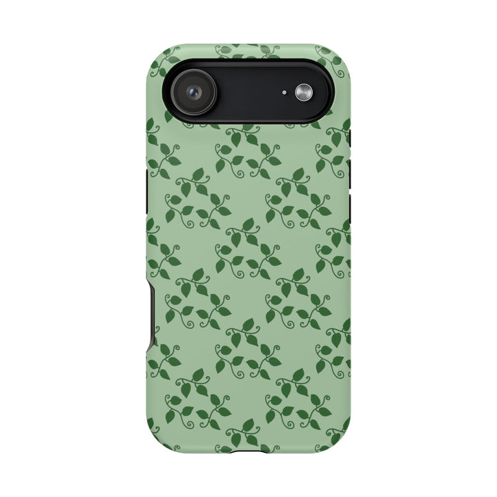 Pothos Pattern Phone Case – Dual Layer Protective Cover