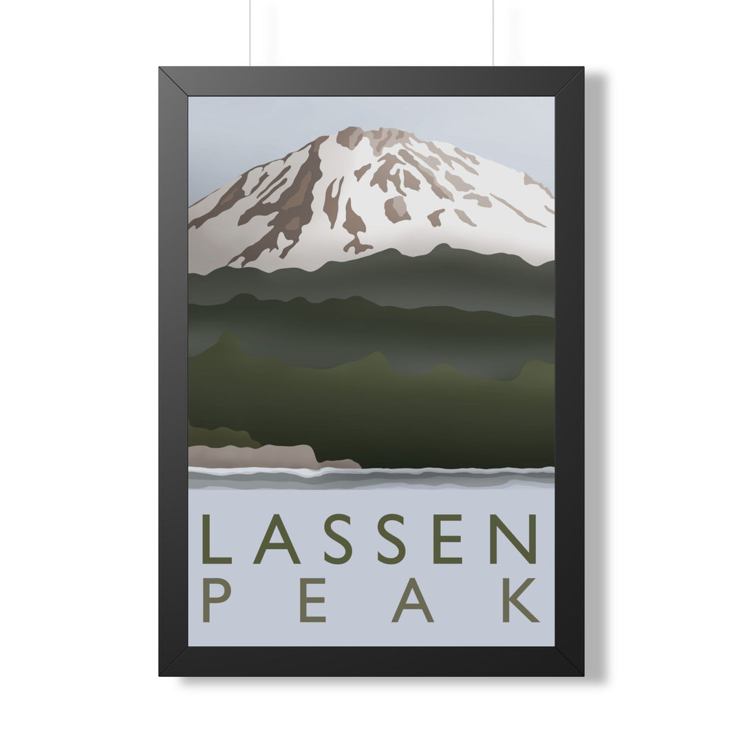 Lassen Peak Framed Print – Wall Art