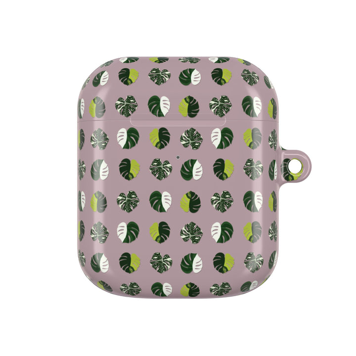 Variegated Monstera Pattern AirPod Cases
