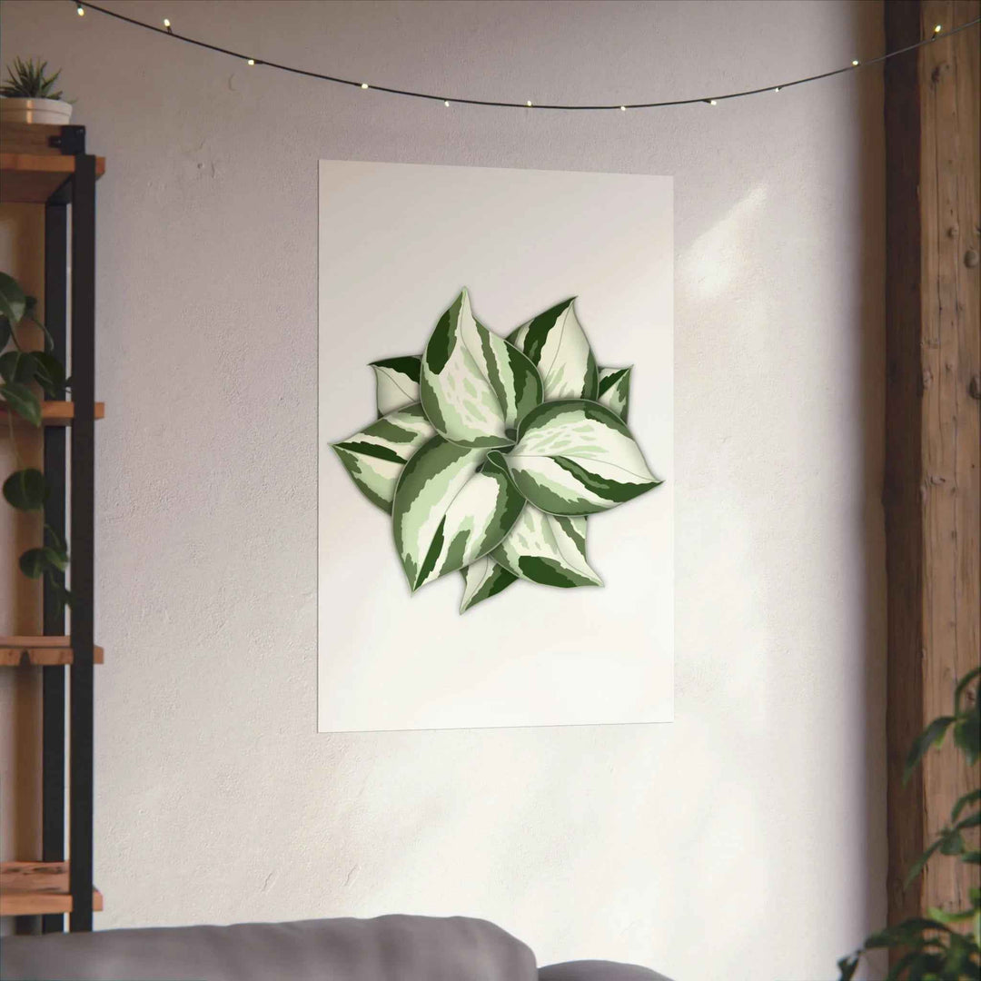 Manjula Pothos Print – Botanical Wall Art | Green Leaf Wall Decor | Unframed - The Potted Pixel