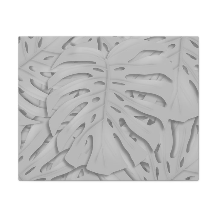 Monstera Canvas Art 24x36 Matte Texture Indoor Botanical Wall Print Modern Home Decor