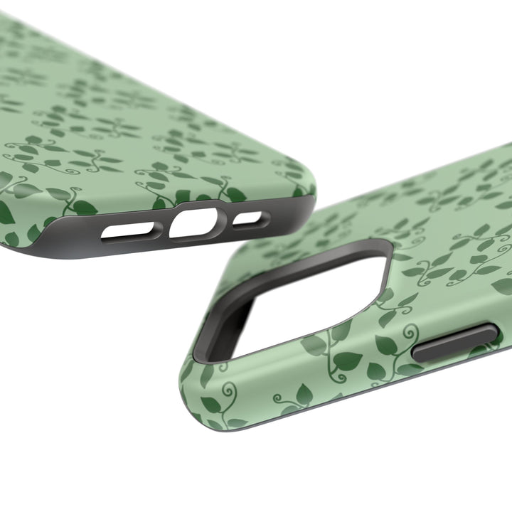 Pothos Pattern Phone Case – Dual Layer Protective Cover