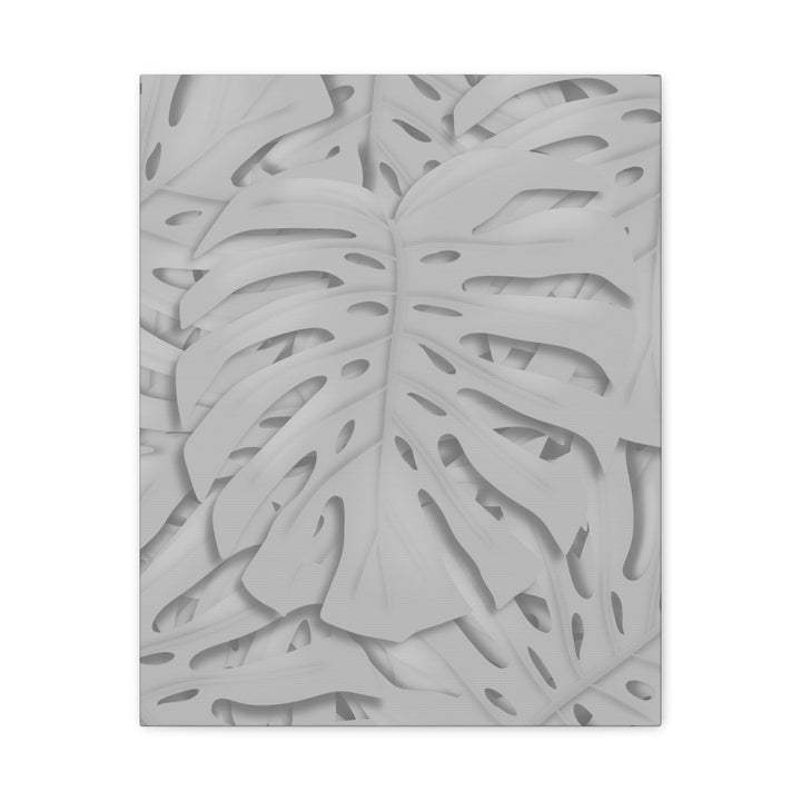 Monstera Canvas Art 24x36 Matte Texture Indoor Botanical Wall Print Modern Home Decor